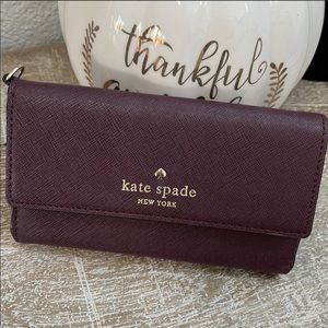 Kate Spade Wine Color Wallet